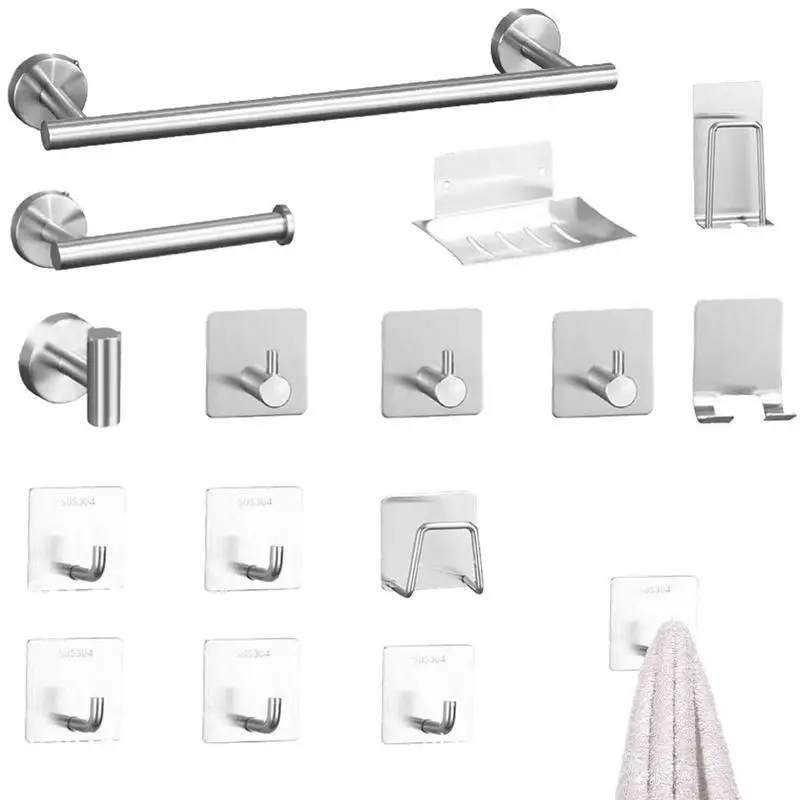 

Matte Black Bathroom Hardware Set Towel Bar For Bathroom Matte Black Stainless Steel Bathroom Hardware Set Including Hand Towel