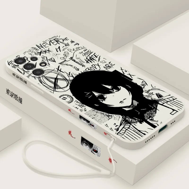 Чехол для телефона с изображением Tokyo Ghoul Anime Samsung A55 A72 A54 A53 A52S A35 A34 A33 A25 A24 A23 A14 A13 A04