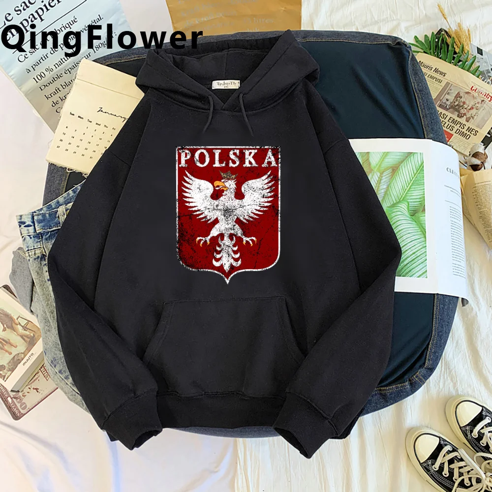 

Poland hoodies men Winter funny hoddies sweater man japanese Pullover