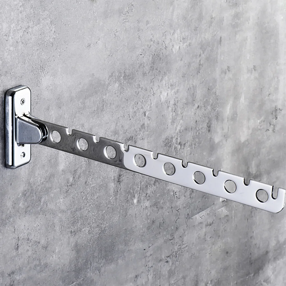 

Folding Hanger Foldable Clothing Rack Clothes Drying Storage Wall Mounted Anti- Non-