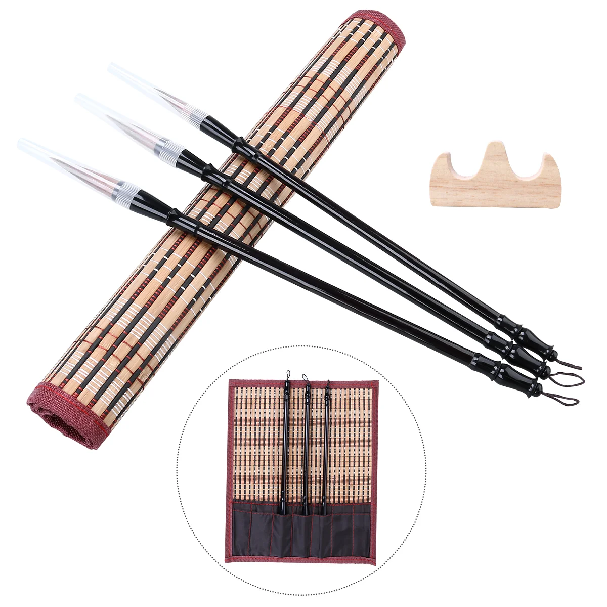 

1 Set Wolf Hair Chinese Writing Brush Caligraphy Writing Brush for Japanese Sumi Painting Chinese Caligraphy Kanji