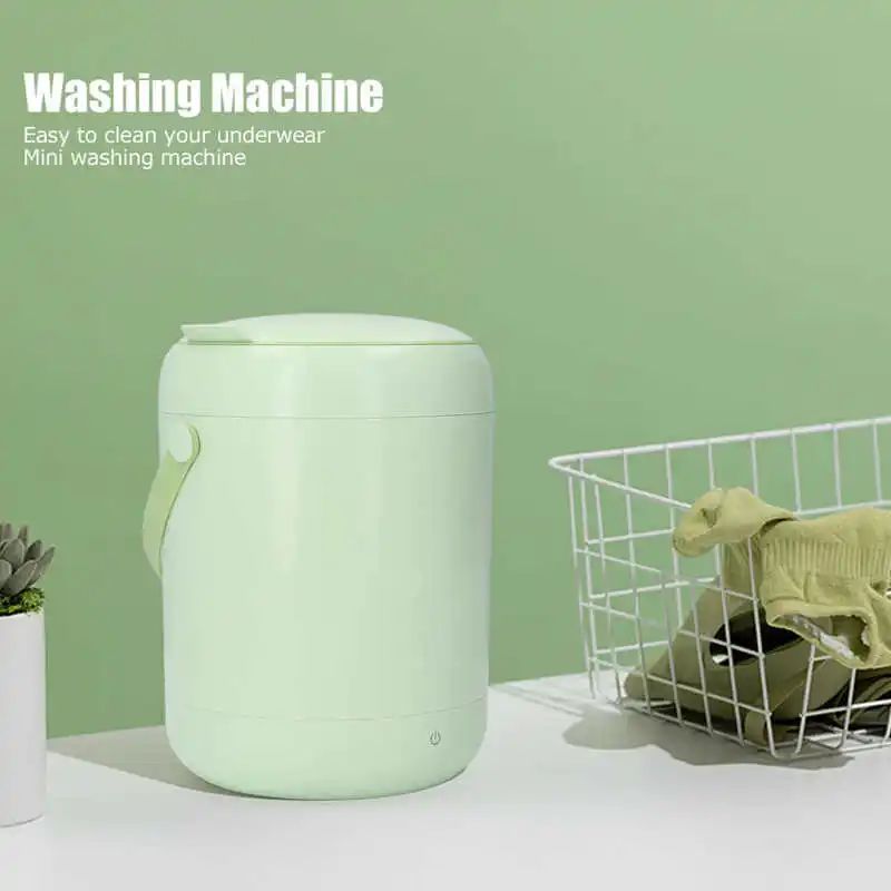 

Washing Machine Portable Mini Washing Machine Intelligent Underwear Washer 3L Capacity US Plug 100‑240V Cloth wash Machine