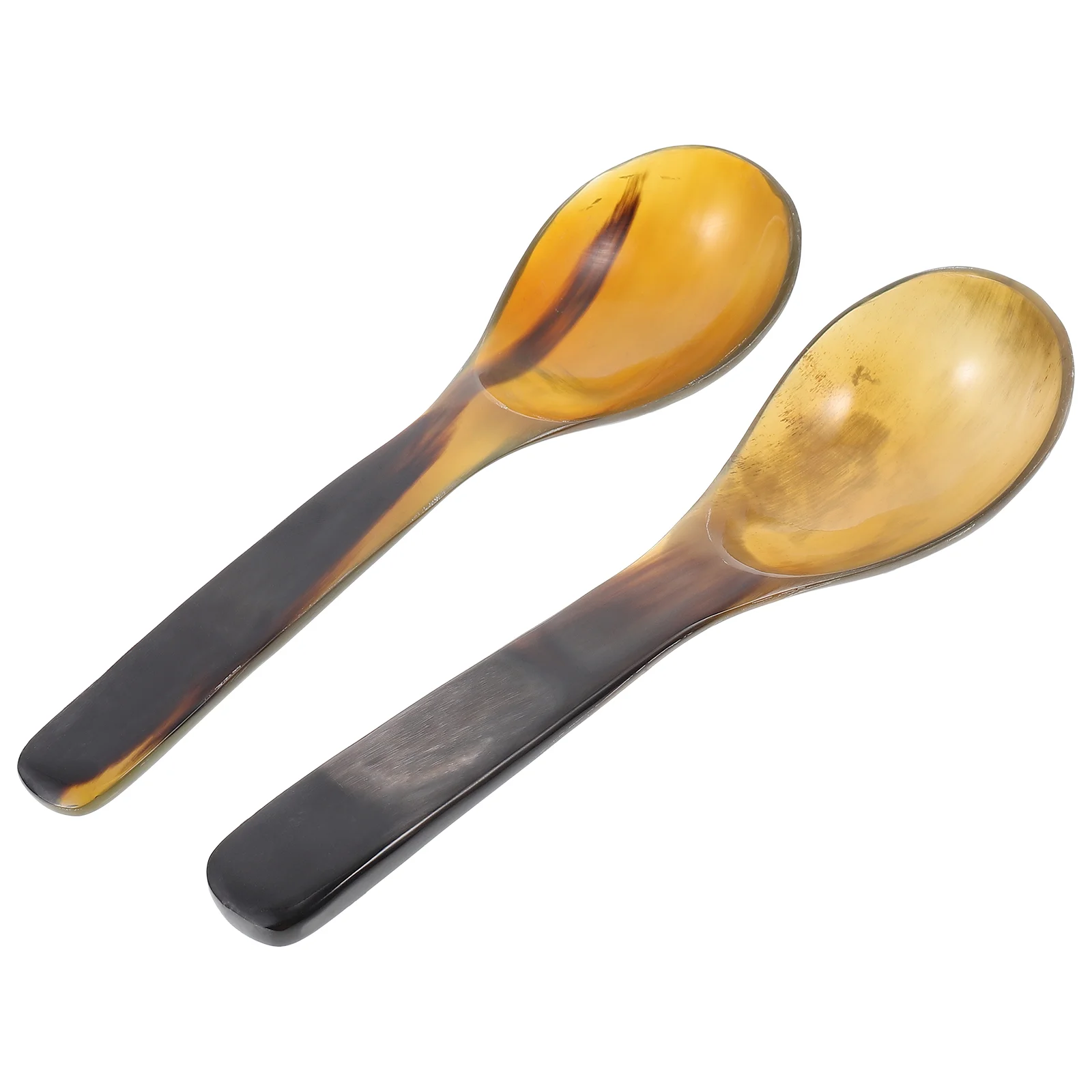 

Spoon Spoons Horn Kitchen Scoops Soup Rice Coffee Scoop Serving Ox Gadget Espresso Caviar Cakeegg Ice Shell Cream Mixing