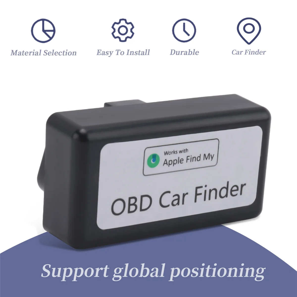 Мини-автомобильный GPS-трекер OBD Автомобильный GPS-монитор Локатор Find My APP GPS
