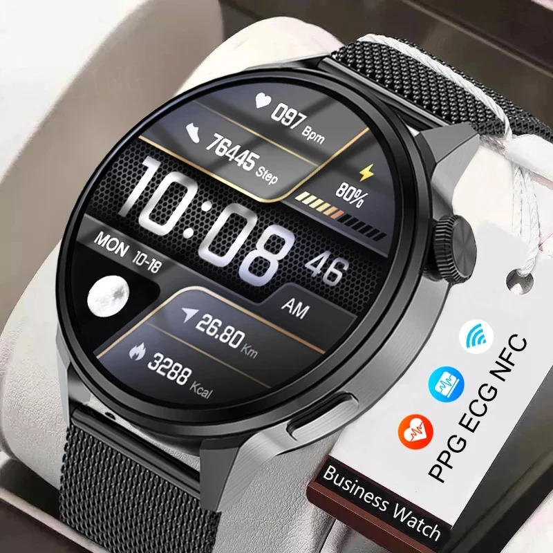 

Bluetooth Call Smart Watch Men ECG PPG Multi-sport mode IP67 Waterproof GPS Sport Track NFC Women Smartwatch For Android ios