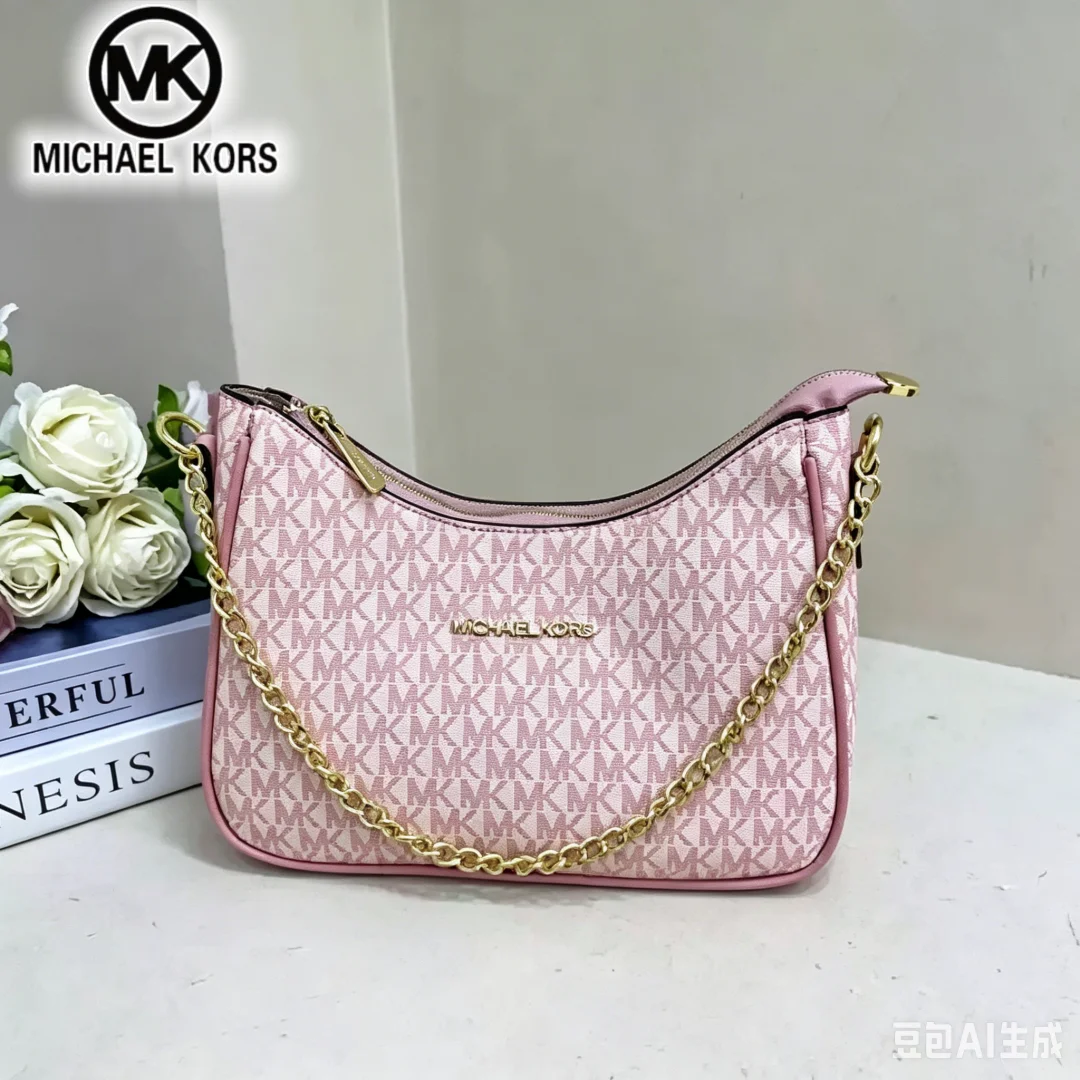 Фото Женская повседневная и модная сумка через плечо Michael Kors с цепочкой, универсальная сумка для переноски. №3