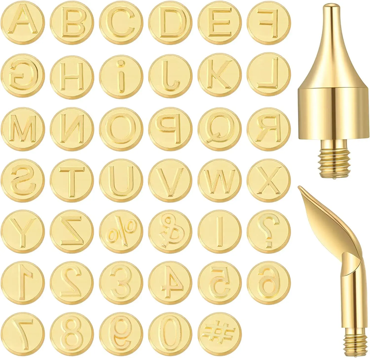 Набор наконечников для деревянных букв O50 56 шт. инструмент выжигания дерева