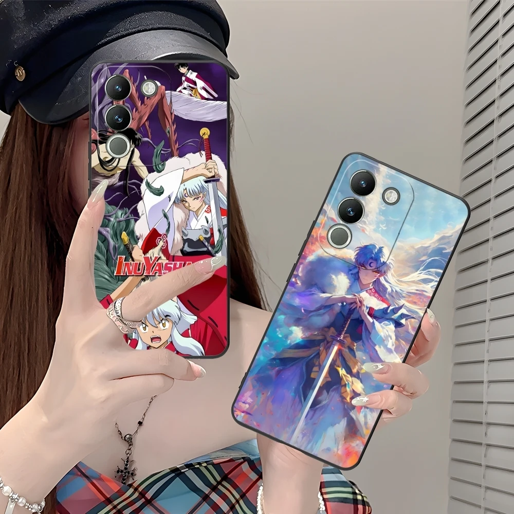 Чехол для мобильного телефона Inuyasha Sesshoumaru VIVO Y95 Y93 Y31 Y20 V19 V17 V15 Pro X60 NEX черный мягкий