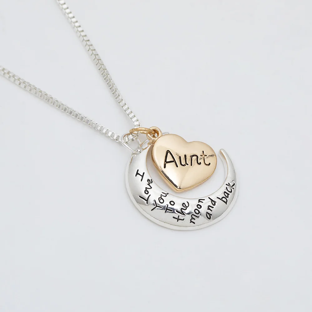 Ожерелье с подвеской Я люблю тебя маму бабушку сестру тетую дочь