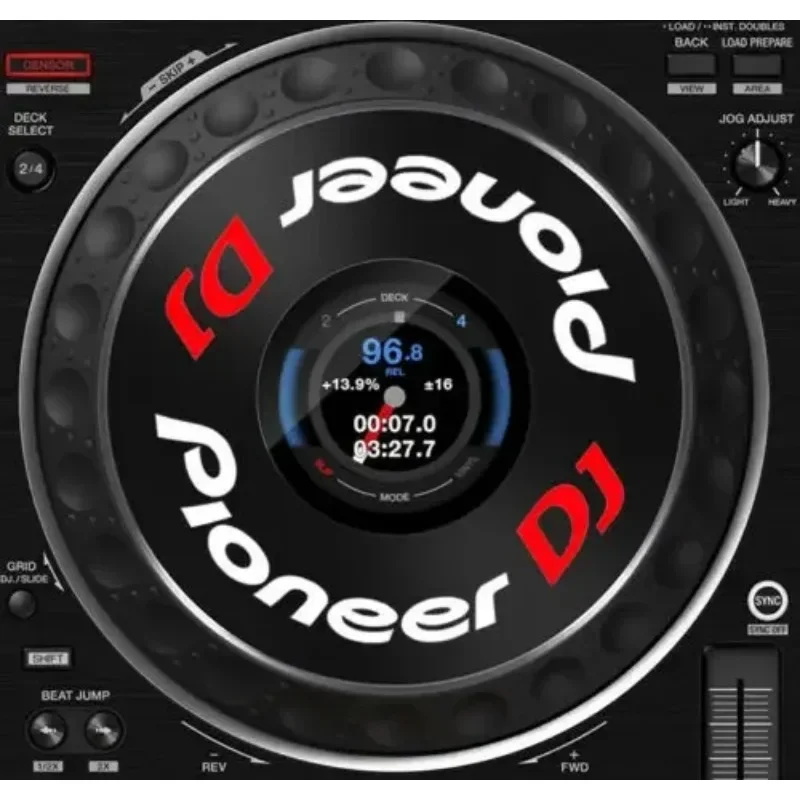 Подходит для наклейки на колесо Pioneer прозрачная защитная пленка SZ2 XZ RZX FLX6 3000 CDJ XDJ