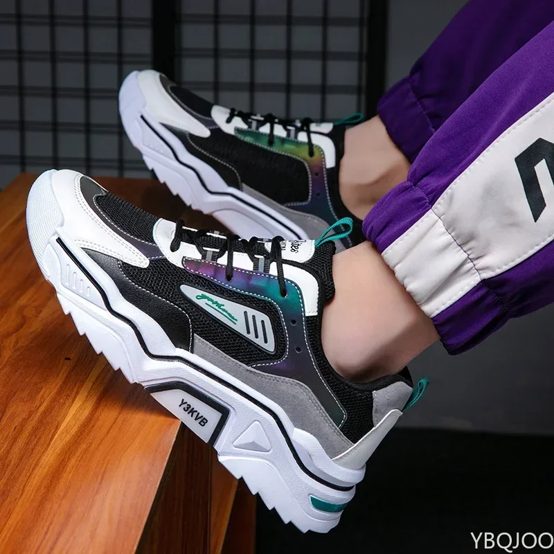 Кроссовки мужские дышащие сетчатые Спортивная повседневная Молодежная обувь