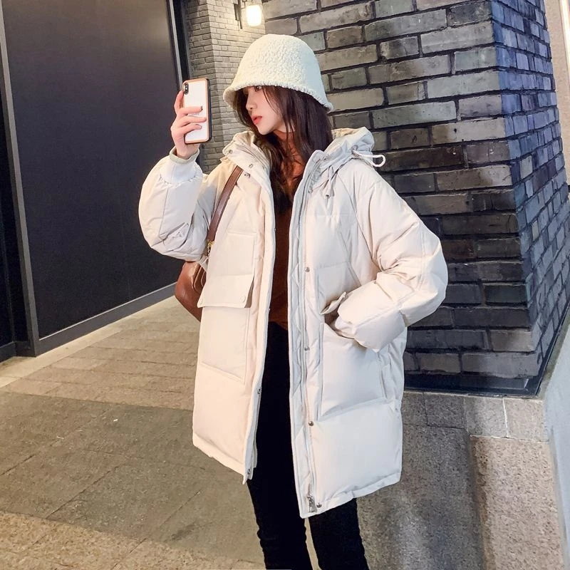 2023 Winter Cotton-padded Jacket women's Clothing Promotion Down Cotton-padded Jacket women's Shirt Long Coat