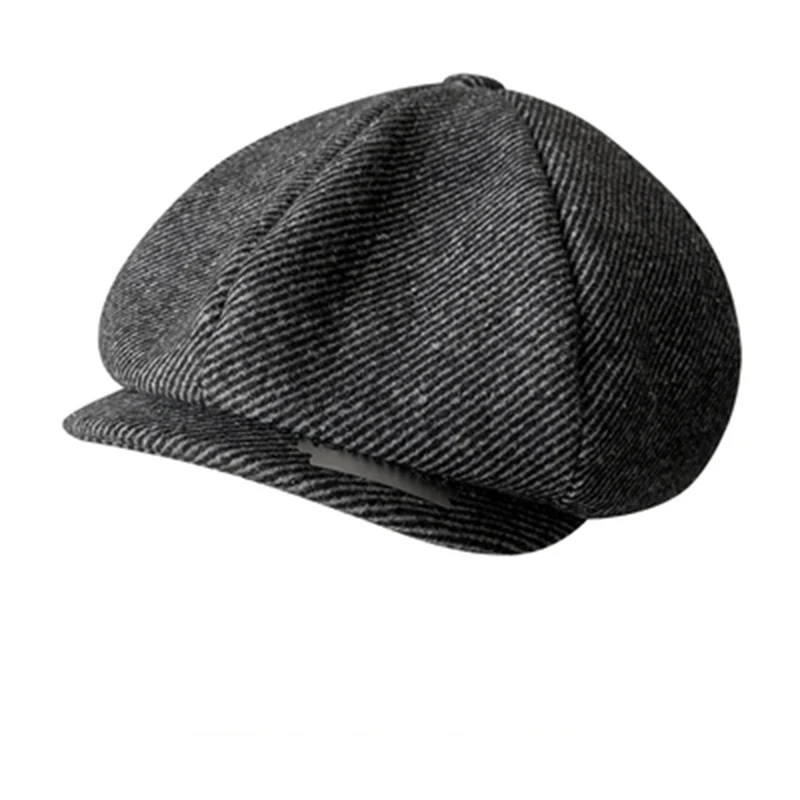 Кепка унисекс в елочку восьмиугольная с лезвием на весну/осень