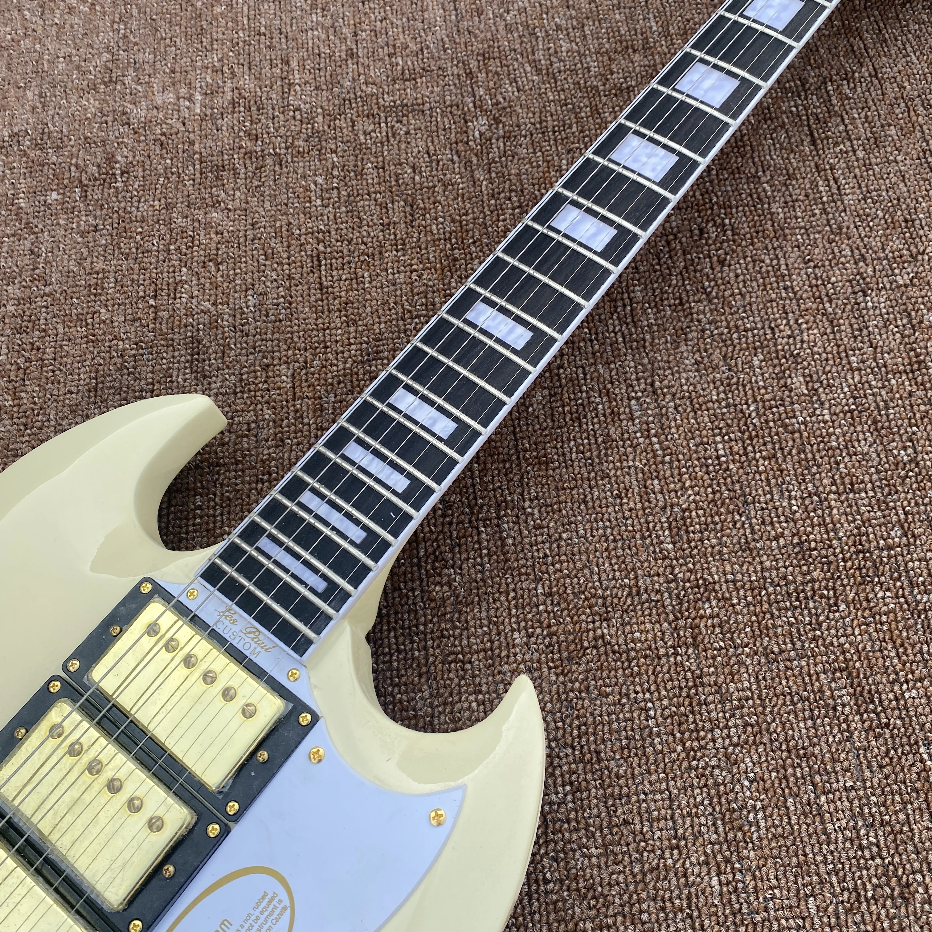 Электрогитара SG G400 кремовая белая золотая фурнитура три пикапа система