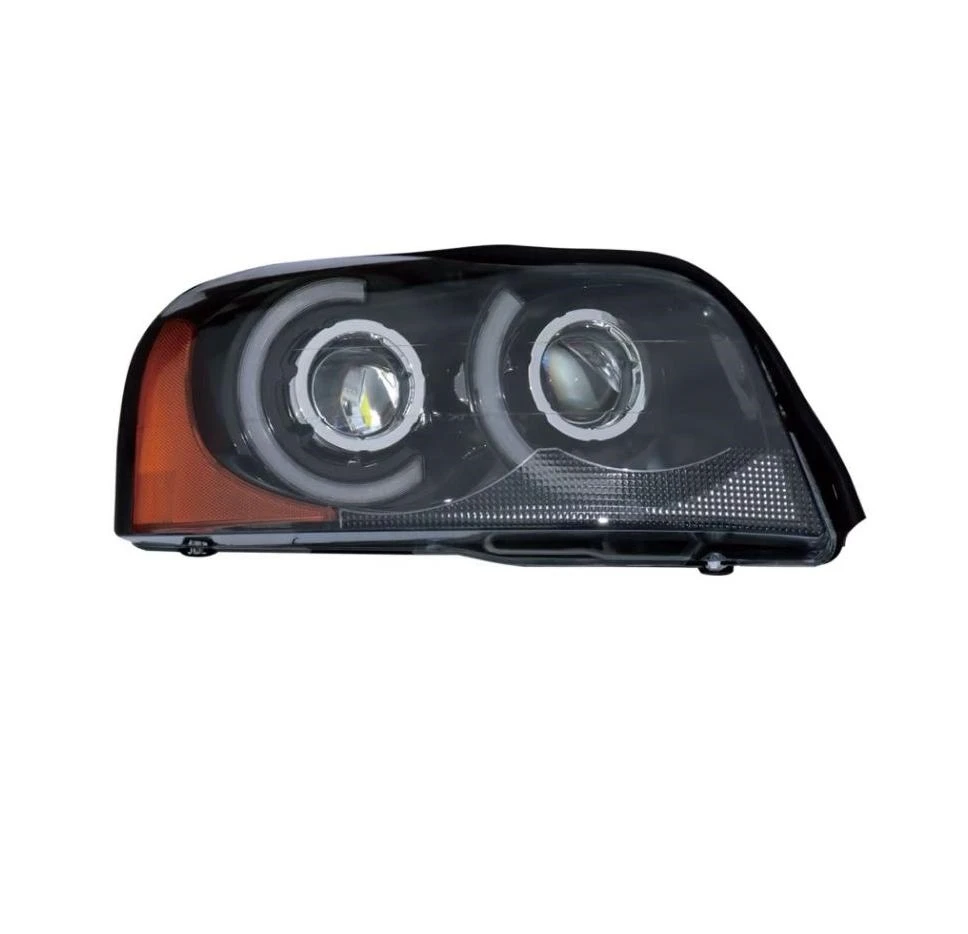 

1 шт. передняя светодиодная фара автомобиля для Volvo XC90 2004-2013, прозрачная светодиодная фара