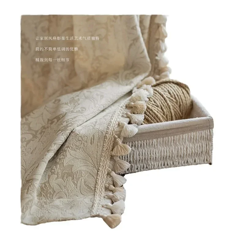 N3079Cream занавеска для снега блэкаут Высококачественная спальня