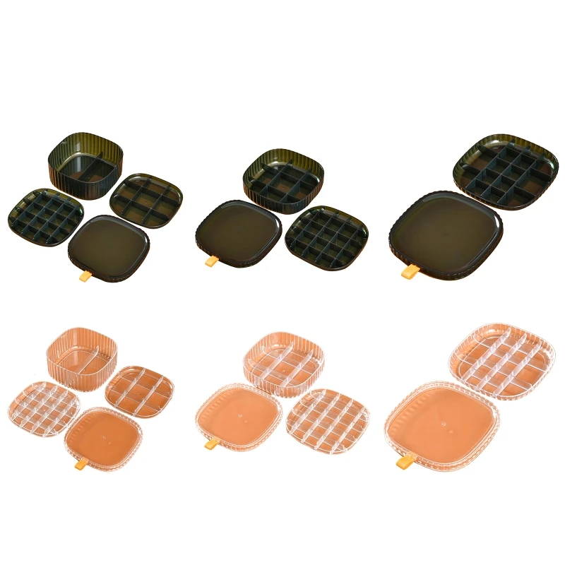 

Small Plastic Beads Storage Containers Box Earring Storage Container Jewellery Box for Small Items Bead Tool 1/2/3 Layer