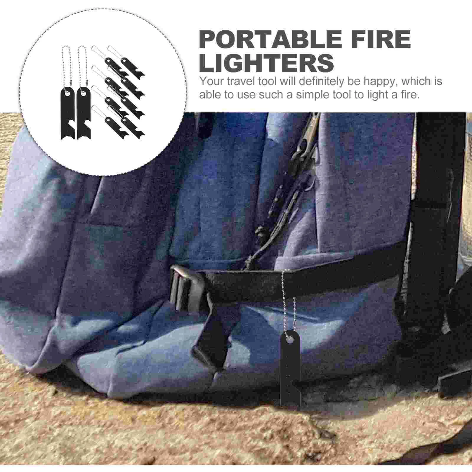 10 шт. кремневый скребок уличные скребки инструменты для выживания пожарные