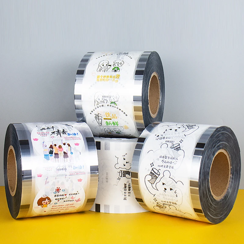 

3000 шт молока чай уплотнительная пленка сок уплотнительная пленка 90/95 Калибр бумага пластик двойного назначения одноразовая уплотнительная пленка индивидуальный логотип