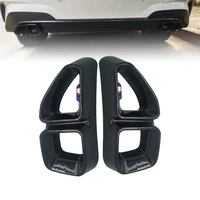 car tail pipe frame is suitable for 2020 2022 bmw 3 series stainless steel exhaust pipe decoration frame tail throat decoration