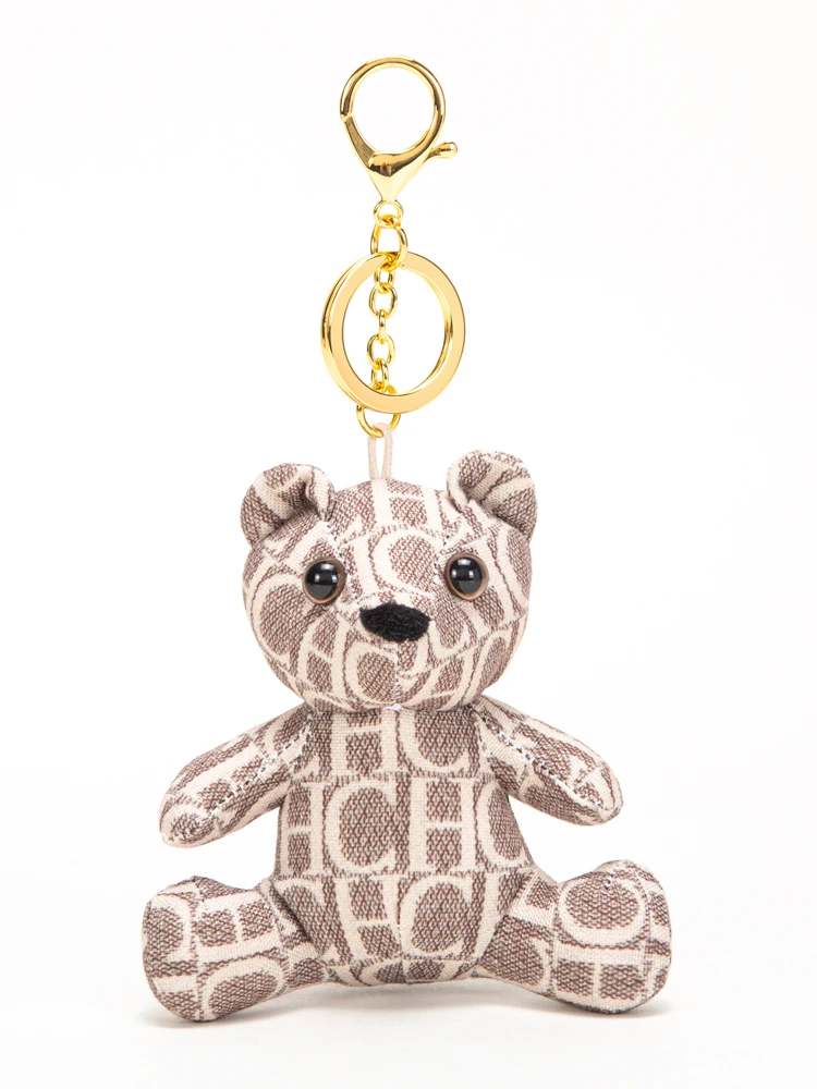 CHCH 11cm Kawaii Mini Cute Bear Rabbit Dog Plush Keychain Toys Soft Cotton Key Chain Toy for Girls and Kids