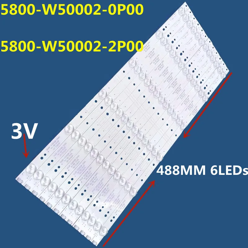 5 комплектов светодиодной ленты для подсветки 6 светодиодов 5835-W50002-2P00 5800-W50002-6P10 0P00