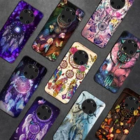 abstract mandala dreamcatcher phone case for huawei y 5 y62019 y52018 y92019 luxury funda case for 9prime2019