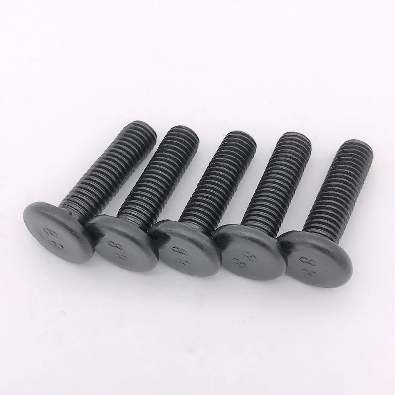

100pcs Three-point Welding Studs Screw Q198 Stud Welding Bolt Bearing Surface Projection Welding M5 M6