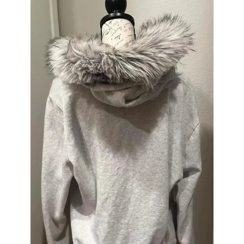 Уличная одежда из меха хлопковое пальто с буквенным принтом верхняя в