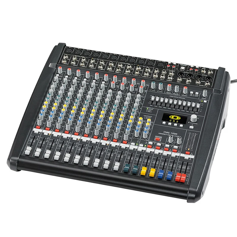 

Dynacord CMS 1000-3 10 Channel Audio Mixer CMS1000-3 Professional Mixing Console Amplifier CMS1000 48V Phantom
