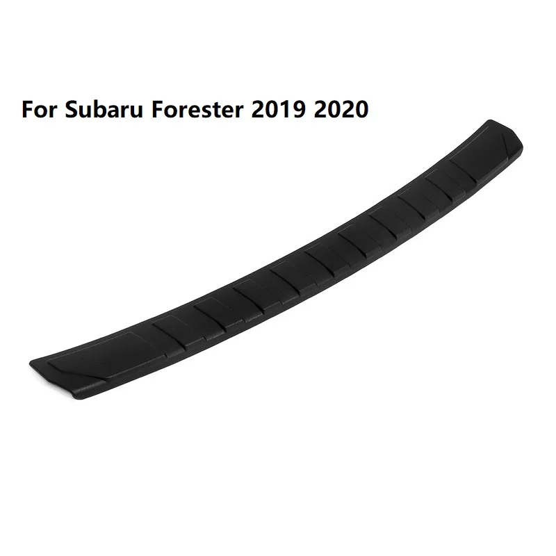 

ПП черная внешняя багажная пластина багажника для Subaru Forester 2019 2020, протектор заднего бампера, защитная подставка для порога, боковая часть для Forester SK, детали