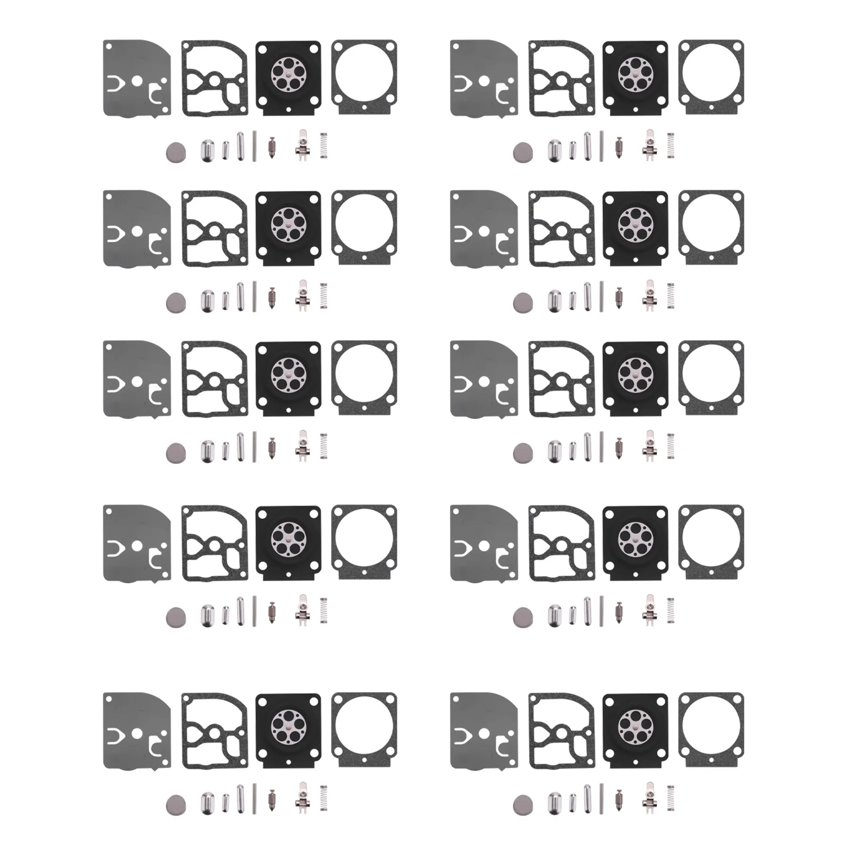 Комплект для карбюратора Stihl HS45 FS55 FS38 BG45 MM55 4137 Zama C1Q, 10 комплектов