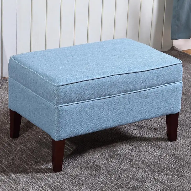 Modern minimalist sofa stool porch shoe changing store trying on footstool footrest bed end |
