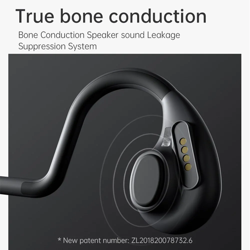 for Xiaomi 2023 Bone Conduction Bluetooth Earphone Sports Headphones Wireless Headset Handsfree Hearing Aid With Mic For Running enlarge