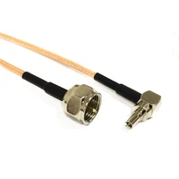 3g antenna cable f male plug switch crc9 right angle rg316 wholesale fast ship 15cm 6