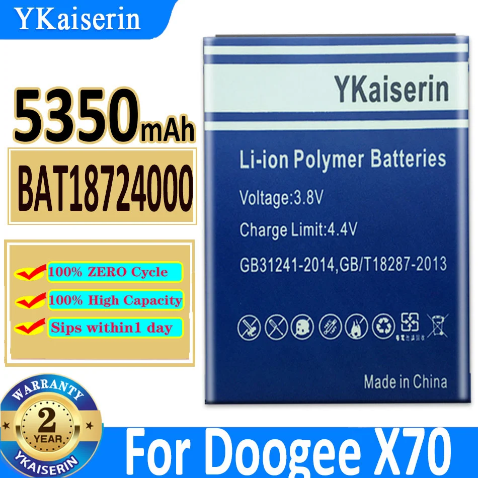 

Аккумулятор ykaisin BAT18724000 Для Doogee X70 X 70 5350 мАч