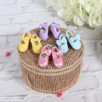 dbs blythe small ragdoll shoes ob24 bow ob22 japanese word buckle leather shoes lijia flat baby shoes
