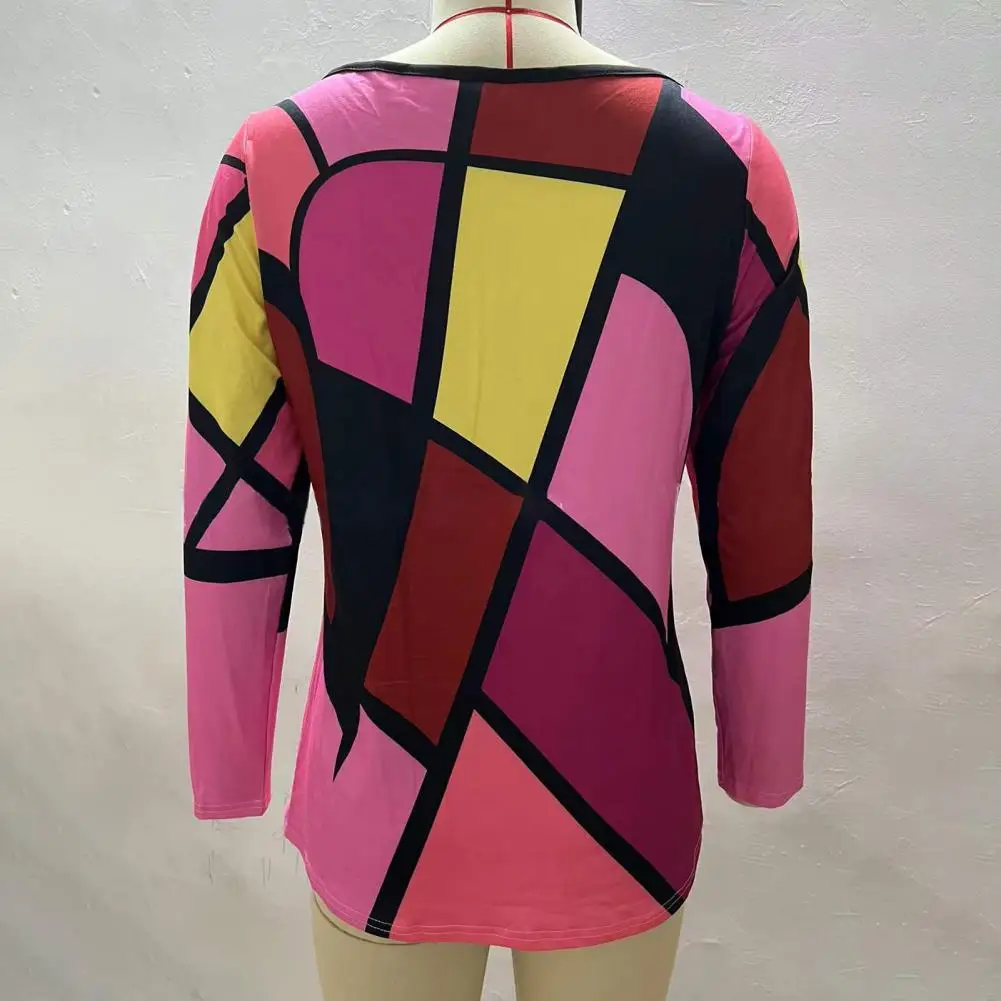 

Повседневная Женская футболка с длинным рукавом, элегантная Свободная Женская футболка