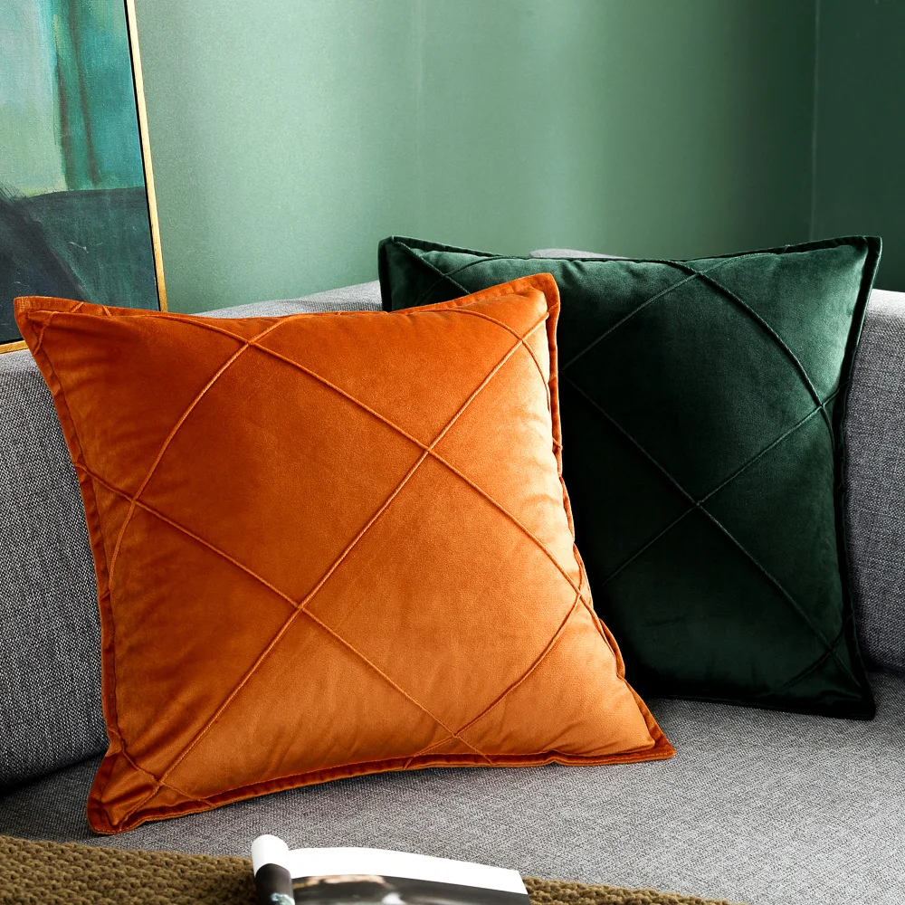 

Cushion cover velvet cloth luxury cushion home decoration Nordic cushion cover sofa car seat pillow cover 45x45CM