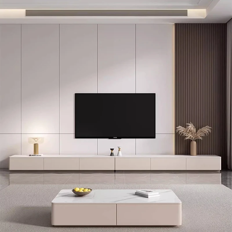 Напольная подставка для телевизора в спальне шкаф отеля белая консоль хранения