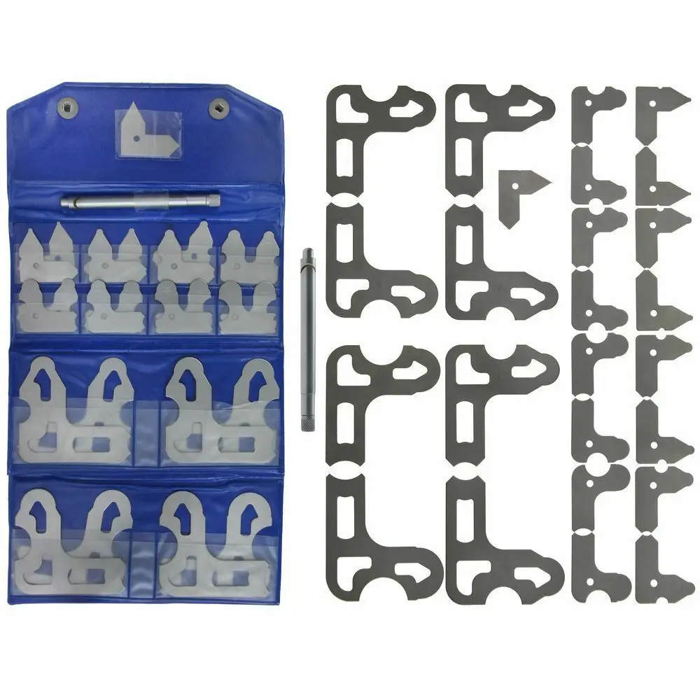 

Fraction Radius Gauge 1/64 To 1/2 Inch 25 Pcs Machinist Inspection Tool