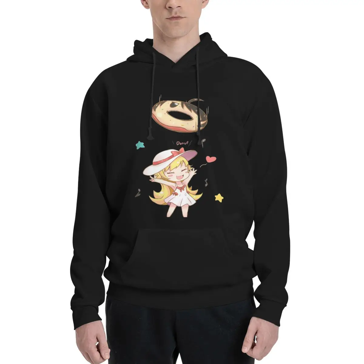 Shinobu Donut - толстовки серии Monogatari толстовка с капюшоном в стиле аниме мужская