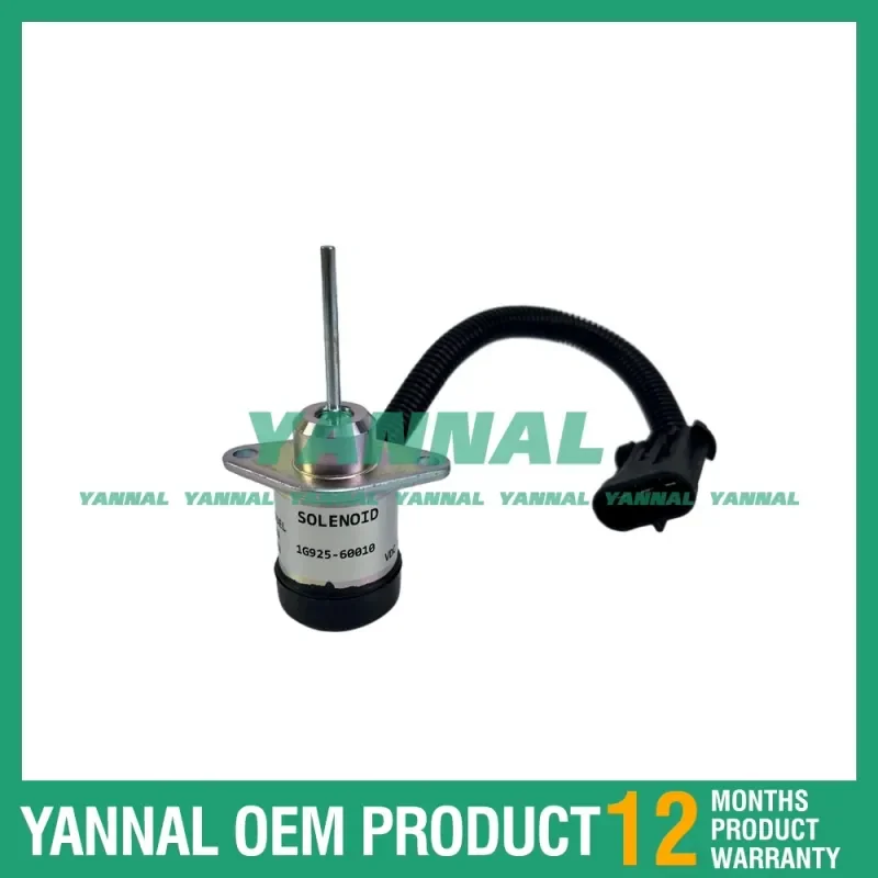 Для электромагнитного клапана Kubota V2403 1503ES-12A5UC4S 6684826 1G925-60011 12В