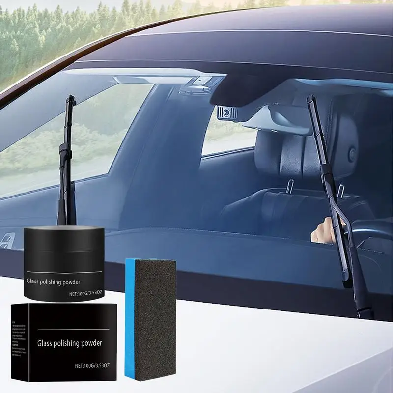 Полировальный порошок для удаления царапин на лобовом стекле 100 г