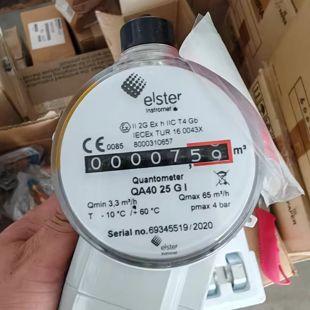 Количественный счетчик Honeywell Elster QA40 25GI PN4 Натуральный Турбинный расходомер котла