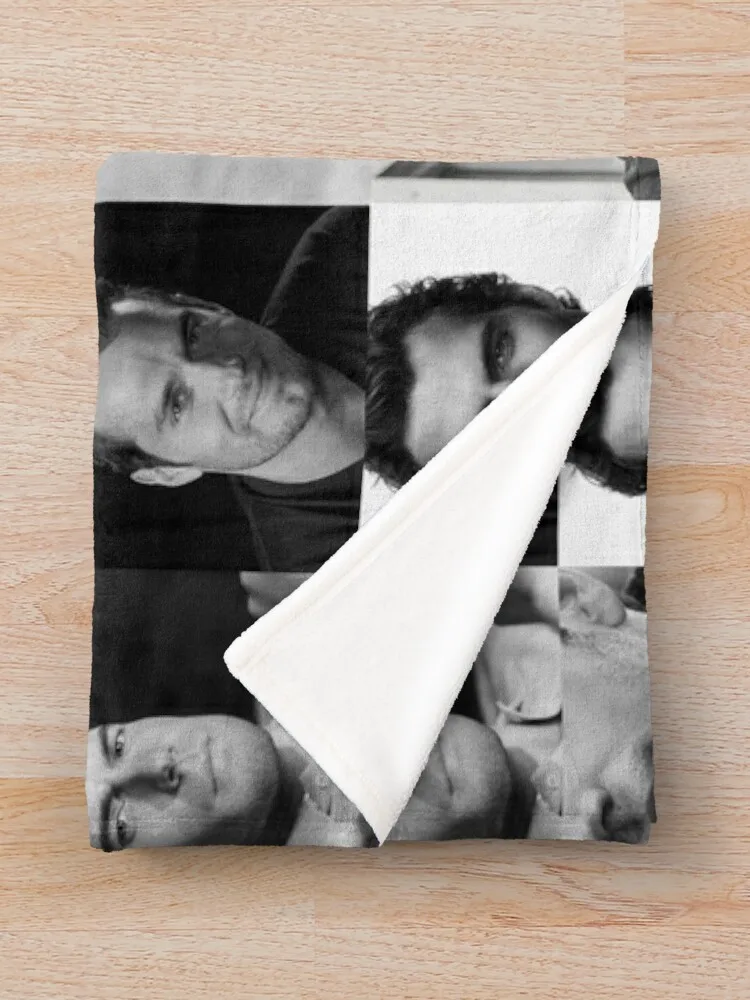 Черно-белое одеяло с коллажем Генри кавилл идея для подарка на День святого