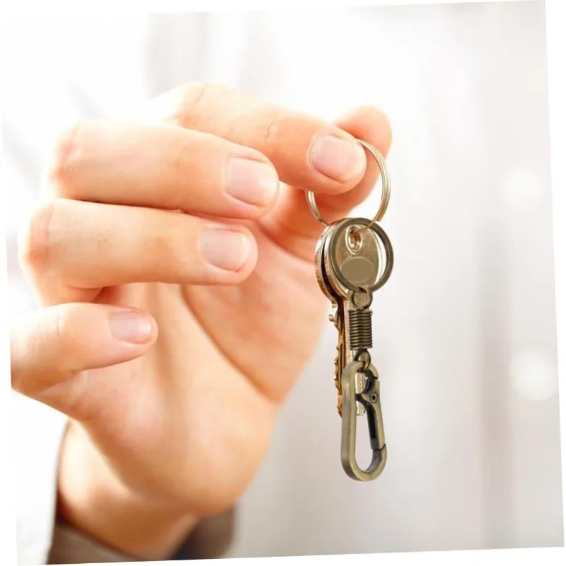 Брелок на шнурке с застежкой бронзовый винтажный крючок ручным вращением