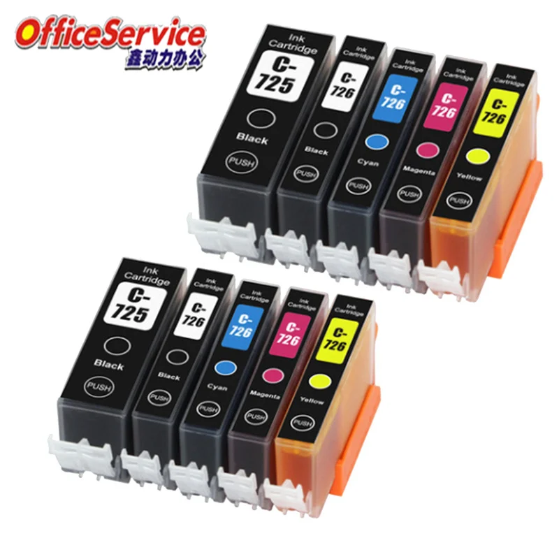 PGI-525 CLI-526 PGI525xl CLI526 картридж совместимый для принтера Canon IX6550 IP4850 IP4950 MG5150 MG5250 MG5350 MX885