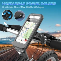 waterproof cell phone bracket bicycle phone stand holder universal bike handlebar magnet case for 4 6 7 inch xiaomi mobile phone