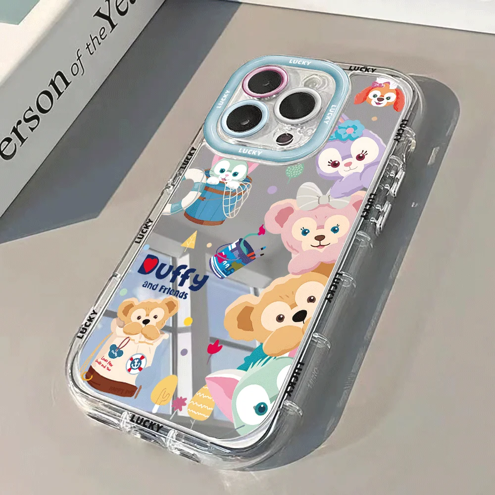 Фото Чехол для телефона Kawaii Stellaluna Gelatoni с рисунком для iPhone 17, 14, 15, 16, 12, 11, 13 Pro Max, 17 Air, 7, 8 Plus, 15, 16 Pro, XR, прозрачный №1